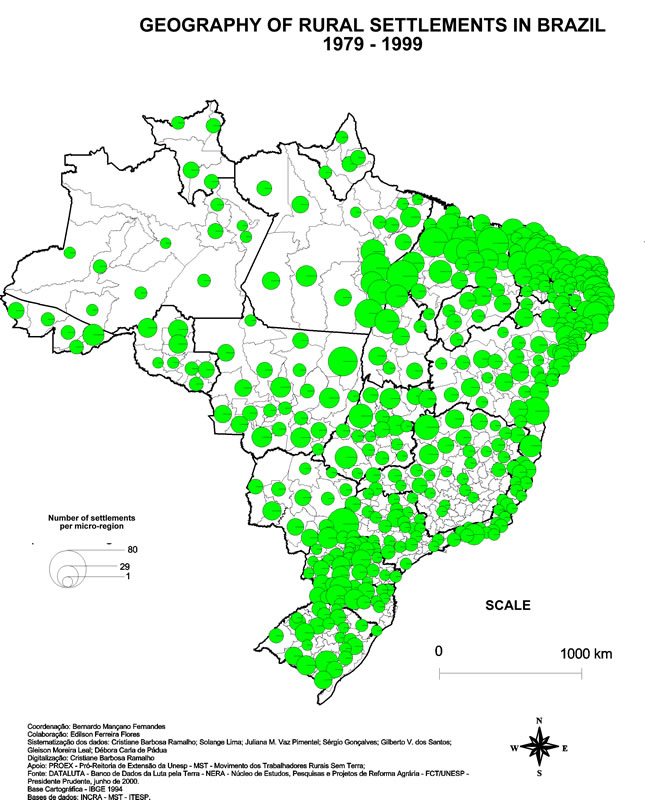Rural Settlements: Settlements per Region