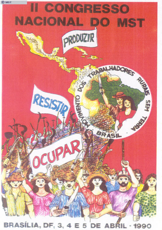 “Ocupar, Resistir, Produzir”, painel de Elda Broilo para  ...