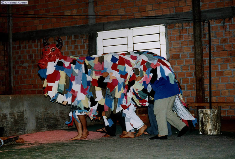 Ensaio de <em>Nossa padaria</em>, 2001. Grupo de Teatro do  ...
