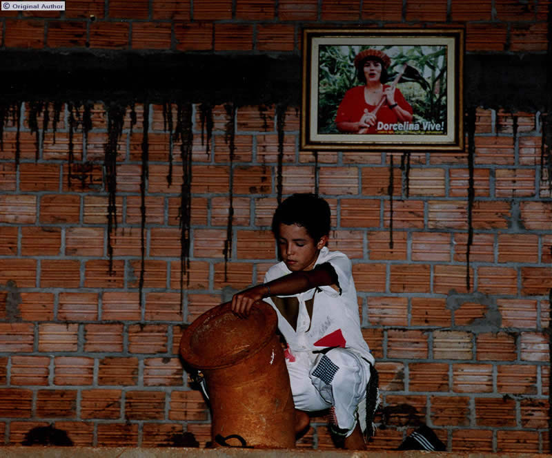 Ensaio de <em>Nossa padaria</em>, 2001. Grupo de Teatro do  ...