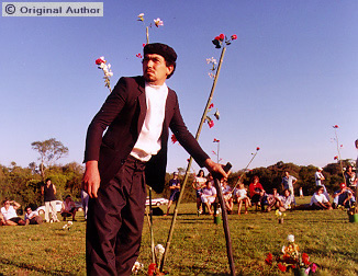 Opening performance of <em>Return to the Earth</em>, 