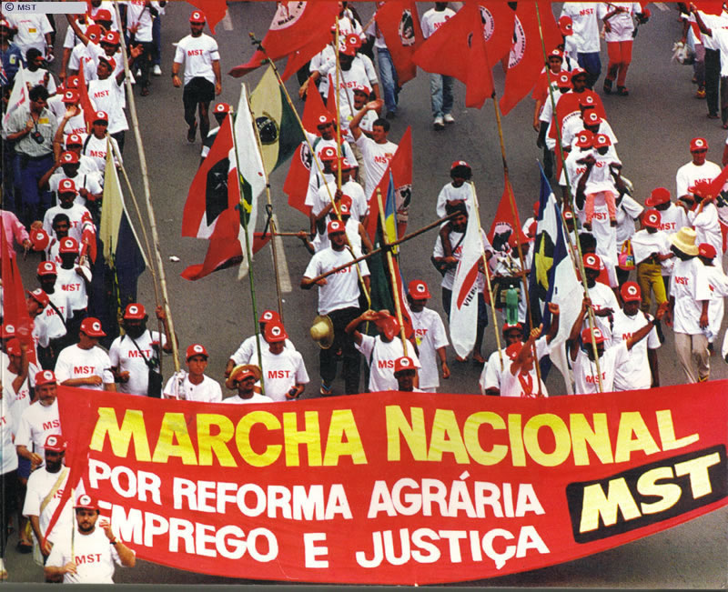 Marcha nacional a Brasília em 1997
