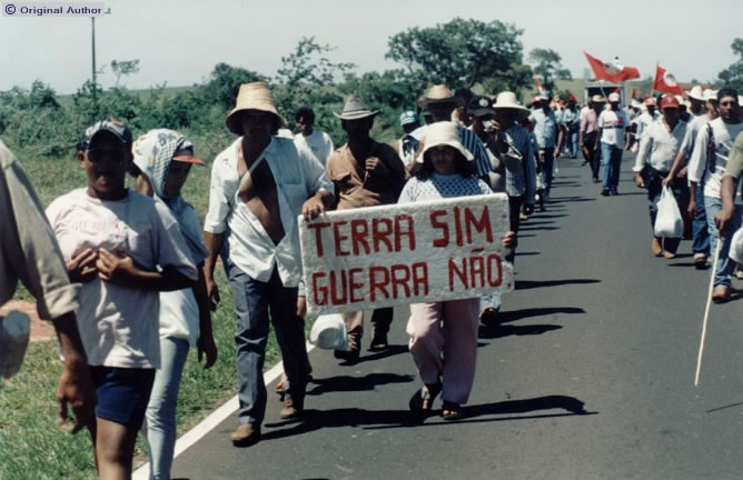 Caminhada dos Sem-Terra do Pontal do Paranapanema, São Paulo, 1995