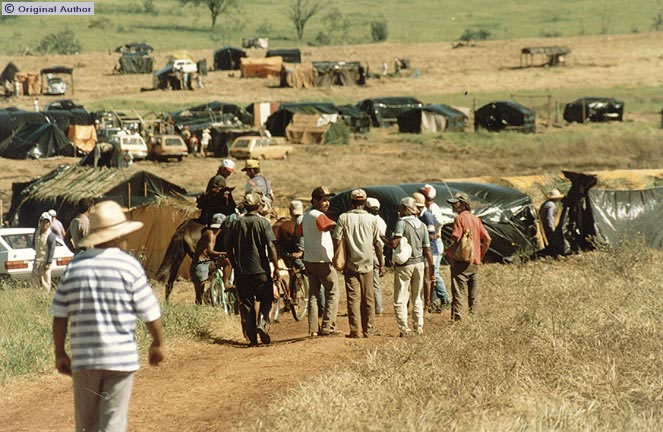 Ocupação da Fazenda Haroldina (limítrofe da fazenda São Bento).  ...