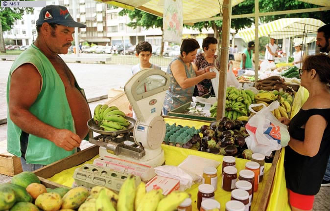 Assentados de Casas Altas, em Seropédica, estado do Rio de Janeiro,  ...